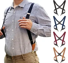 クロスオーバーズボンHolsterStyle Elstasty Side Clip Crossover Adult Strap Suspendersが滑りやすくない6368259