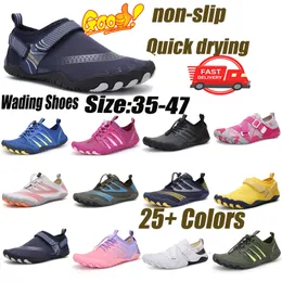 Hot kwaliteit sneldrogende zomer waterschoenen unisex kust strand sok op blote voeten sneakers mannen zwemmen upstream sport duiken aqua schoenen vrouwen