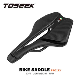 Toseek Racing Bicycle Saddle Training Grade Man Road TT Timetrial Triathlon Bike Lätt kudde Seat 240105
