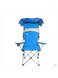 캠프 가구 편안한 허리 쉐이드 접이식 의자 4 계절 안뜰 캐노피 휴대용 캠핑