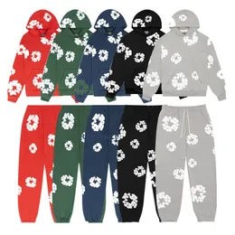 디자이너 고품질 까마귀 남자 흑인 남성의 코튼 화환 스웨트 셔츠 유니퇴크 대형 후드 디자인 후드 티 패션 힙합 후드 스웨트 셔츠 A119