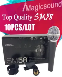 Uppgradera version SM58LC Real Transformer 10st Top Quality SM 58 58LC Wired Dynamic Cardioid Microphone Vocal Microfone Mic7271916