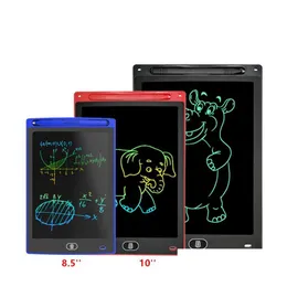 Graphics Tablets Pens 8.5 Inch Lcd Writing Tablet Ding Board Blackboard Handwriting Pads Gift For Adts Kids Paperless Notepad Memos Gr Dhsao