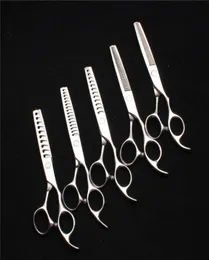 Hair Scissors 6039039 17cm Customized Logo 440C Silver Screw Hairdressing Thinning Professional Barber Shop C20081727030