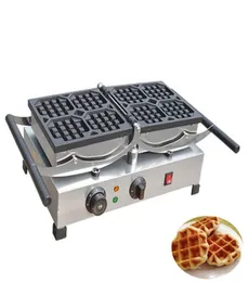 PEKJAMEI Commercial Użyj Nonstick 110V 220V Square Electric Belgian Waffle Maker Rotary Waffle Machine 5163201