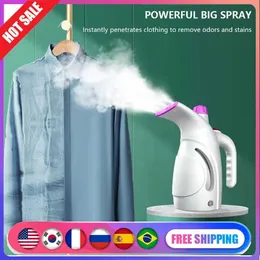 Outros aparelhos de saúde Vaporizador de roupas portátil 200ml Tanque de água Roupas Bico de vapor Design Micro Ferro a vapor Liberação de íons negativos para roupas Fabri J240106