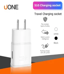 OEM S10 Fast Charger 9V 167A Adapter USB Wall Charger UK EU US Plug Travel Universal For Galaxy S9 S8 S7 Edge S6 Note95003690