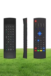 1PCS MX3 X3 T2マイクミニ24GHzワイヤレスジャイロスコープキーボードエアマウスSTB Android TV Box8237506用リモートGSENSORジャイロスコープ