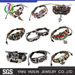 intero JTHY005 Yiwu Huilin Gioielli Perline multistrato di perline cat eye pietra rivettata simbolo musicale accessori intrecciati a mano punk b2599992