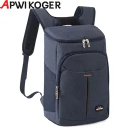 Cooler Bag 100% Leakpoof Large Insulated Bag Outdoor Picnic Beach Thermal Bag Cooler Car Refrigerator For Food Cooler Backpack 240106