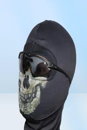 Nowa czarna maska ​​Ghost 6 Czaszka Balaclava Hood Hood Cycling Drukbor ciepła Full Face Ghost1434857