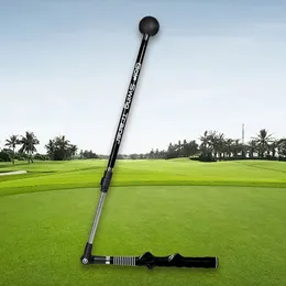 Aiuto per l'allenamento del golf Aiuto per l'allenamento dell'oscillazione multifunzionale del golf Stick Correttore della postura dell'oscillazione della rotazione dell'avambraccio regolabile per principianti 240105