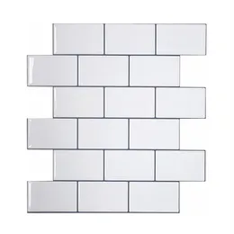 Vividtiles Ladrilhos mais grossos descascam e colam azulejos de parede premium colados em azulejos de cozinha Backsplash - pacote de 5 peças 211021255A