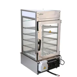 KA500L 110V 220 فولت الفولاذ المقاوم للصدأ الكهربائي محاط بزجاج تجاري باخرة خبز الباخرة صانع الخبز 2140017