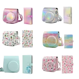Fujifilm Instax Mini 11 Camera Accessory Artist Oil Paint PU Leather Instant Shoulder Bag Protector Cover Case Pouch 240106