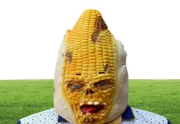Corn Latex Scary Festival For Bar Party Adult Halloween Toy Cosplay Costume Funny Spoof Mask8077115