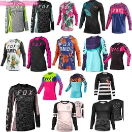 RLTM 2024 Moda T-Shirt Dağ Bisikleti Takım Foxx Erkek Tişörtleri Cross Country Mountain Women Downhill Mountain MTB Gömlek Kroslu Bayanlar Sweatshirt