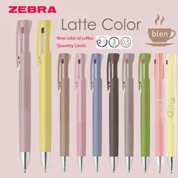 Japonya Zebra Blen Brown Limit 2 1 Çok Fonksiyonlu Üç Renkli Hızlı Kuruyan Beyaz Kalem Öğrenci Yazma Malzemeleri 0.5mm 240106