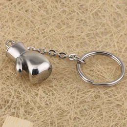 Pendant Necklaces 2 Metal Key Chain Boxing Holder Charm KeyRing Gifts Accessories For Handbag Wallet Car