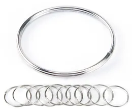 Chaveiros 50100pcs Keyring Split Ring 25mm Keychain Anéis Argolas Para Chaveiro Acessórios para Chave Porte Cle Parts8738152