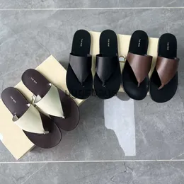 The Row Shoes the Row Slippers Low Women Low Low Flats Flats من السهل ارتداء صنادل الصنادل الصيفية النعال الشاطئية