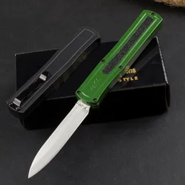 F-20 8.3 '' US Italian Style Stiletto Mafia Auto Knife Double Action Outdoor Rescue Vandring Självförsvar Taktiska Camp Hunt EDC Tools Tools