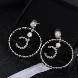 S925 Silver Needle Earrings Designers Brand Earrings Letter Women Charm Earring for Wedding Jewelry
