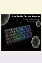 Tastiere PBT Copritasti personalizzati a basso profilo 117 tasti XVX Horizon per 60 65 75 100 Cherry Gateron MX Switch Tastiera da gioco 221022789140