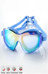 Großer Rahmen Gel Silikon Anit Fog Schwimmbrille Antiuv Schwimmbad Trainingsbrille Männer Frauen Schwimmen Brillen175s9770916