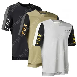 2024 Mode-T-Shirt Mountainbike-Anzug Foxx Herren-T-Shirts Radfahren Enduro Motocross Mtb Bat Downhill Mountain Dh Maillot Ciclismo Hombre Schnelltrocknendes Hemd Mls6