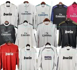 Kaka Benzema Retro Soccer Jerseys Di Maria Alonso Ronaldo Modric Higuain Real Madrids Classic Vintage Long Sleeve 10 11 12 13 2001 2009 2013 Fotbollströja