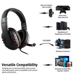 PS4 XBOX ONE/SWITCH/PS3/PC Electric Game Headset Wired Computer Chicken with Microphone Xbox Noise Reduction HIFI earphones