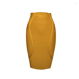 スカート2024特別なテクスチャーセクシーな気質ハイウエストヒップスカート包帯