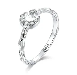 Moda europejskie kobiety 925 Sterling Silver Moon Star Open Finger Ring Girls Difts73337916349674