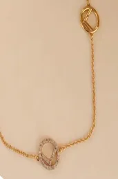 Tre lettere F collane lettera collana a catena in oro 18k disegni per donna donna festa di nozze Jewerly collare di marca intera4684687