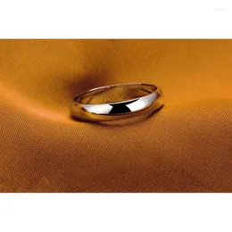 Anillos de boda nunca se desvanecen simple color oro blanco plata tibetana para mujeres hombres 4 mm banda de acero inoxidable joyería de regalo del amante