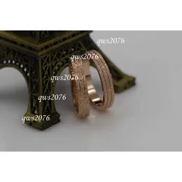 Designer Ring New Two-Line Sand-Grinding Rose Gold Couple Pair Small Finger Korean Version Of Fashion First Jewelry