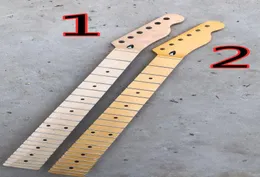 6 cordas 22 trastes guitarra elétrica pescoço com pontos pretos embutidos amarelo maple fingerboard pode ser personalizado6865759