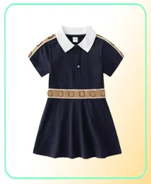 Neonate Abiti autunnali Designer 2023 Summer Kids Girl Dress Abiti in cotone di lino Principessa Bambino Neonata Abbigliamento3912462