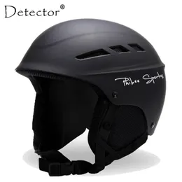 Detector Ski Snowboard Helm Männer Frauen Kind Skaten Snowboarden Skifahren Integrallymolded Sport für Kinder Junge Mädchen 240106