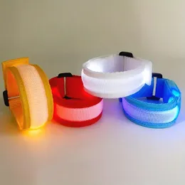 1pc, LED Light Bracelet, Sports Glow In The Dark Wristband, Night Safety Lights Running Jogging Cycling Hiking Camping Outdoor Sports Party Supplies
