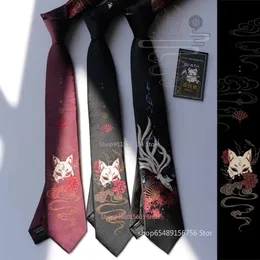Animal Necktie Tie Neck Cat Cosplay Costume JK Clothing Unisex Kawaii Accessories Christmas Halloween Props Party Gifts 240106