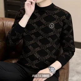 Designer mundial de luxo camisola masculina inverno ao ar livre must-have quente suéter carta padrão tendência moda tamanho asiático M-4XL