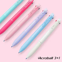 Pilot 3 1/21 Multifunktionell penna BKHAB-50F 0,5 mm 3 Color Ballpoint Pen Mekanisk pennstudent Tre-i-One Ballpoint Pen 240106