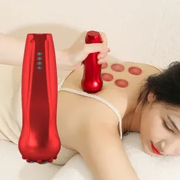 Electric Scraping and Cupping Device Dredge Meridians Chinese Health Care Painless Suction Cups for Body Massage Vacuum Cans 240106