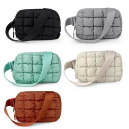 Torby w talii pikowane puffer fanny plecak crossbody