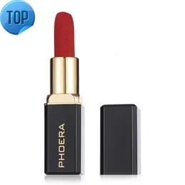 Phoera 24 ساعة غير Matte Lipstick Lip Lip Makeup Pink Makeup Pink