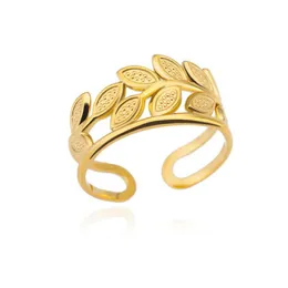 Designer verstellbare Edelstahlringe für Frauen Männer Gold Farbe Verlobung Hochzeit Party Ring weiblich männlich Fingerschmuck Geburtstagsgeschenk 2024