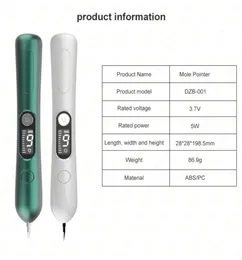 LCD Laser Plasma Pen Mole Freckle Removal Home Beauty Instrument Machine Blemish Wart Dark Spot Skin Tag Remover Tool 9 Level With3817688