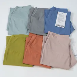 Alinear pantalones De Yoga deportivos De cintura alta elásticos para correr gimnasio pantalones para correr para mujeres Yoga Tenue De Sport Femme Pantalones